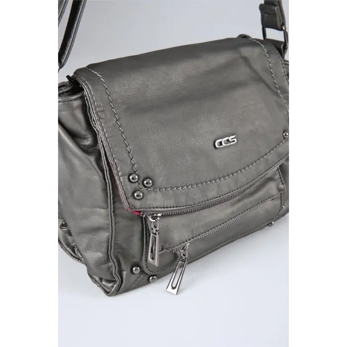 Witer Platin Cilt Omuz Çantası