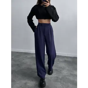 Cırtlı palazzo pantolon