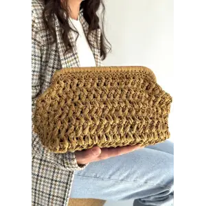 Froy Hasır  Örgü Çanta