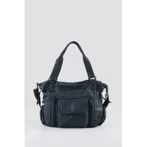 Giwer Mavi Cilt Omuz Çantası