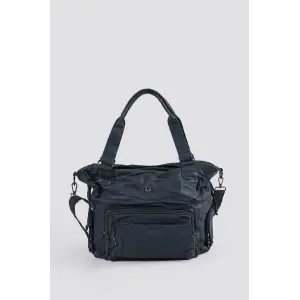 Katti Mavi Cilt Omuz Çantası