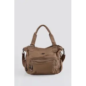 Katti Vizon Cilt Omuz Çantası