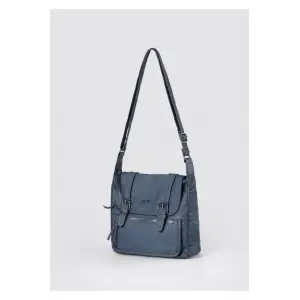 Liye Mavi Cilt Omuz Çantası