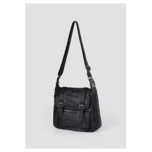 Liye Siyah Cilt Omuz Çantası