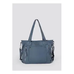 Lonti Mavi Cilt Omuz Çantası