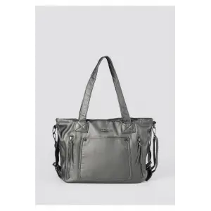 Lonti Platin Cilt Omuz Çantası