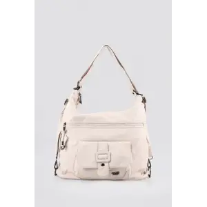 Mower Bej Cilt Omuz Çantası