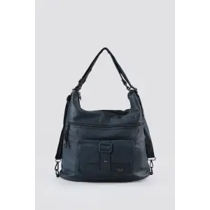 Mower Mavi Cilt Omuz Çantası