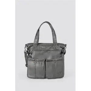 Opey Gri Cilt Omuz Çantası