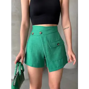 Tek cepli şort etek