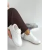Ceyyan Beyaz Cilt Bağcıklı Spor Ayakkabı