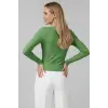 Çıtçıt Detaylı Bluz Yeşil T4343