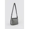 Jelli Gri Cilt Omuz Çantası