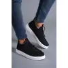 KB-112   Kuback Siyah Triko Bağcıklı  Günlük Erkek  Ayakkabı