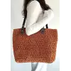 Loty Turuncu Örgü Çanta
