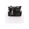 Merli Siyah Cilt Omuz Çantası