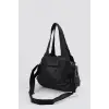 Miver Siyah Cilt Omuz Çantası