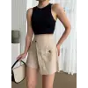 Tek cepli şort etek