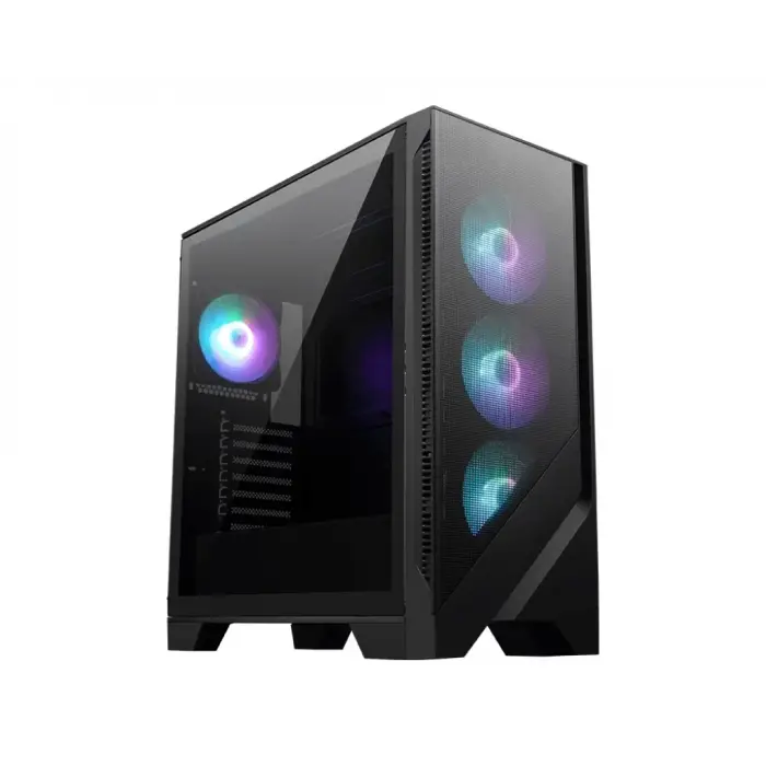 MSI MAG FORGE 320R AIRFLOW Mesh Panel 4x ARGB Fan ATX 1000W 80+ Premium RGB Siyah Gaming Kasa