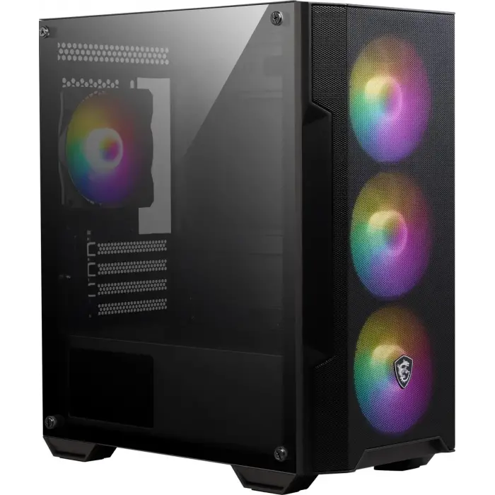 MSI MAG FORGE M100A 4x Auto-RGB Rainbow Fan 600Watt 80+ Premium RGB Gaming Kasa