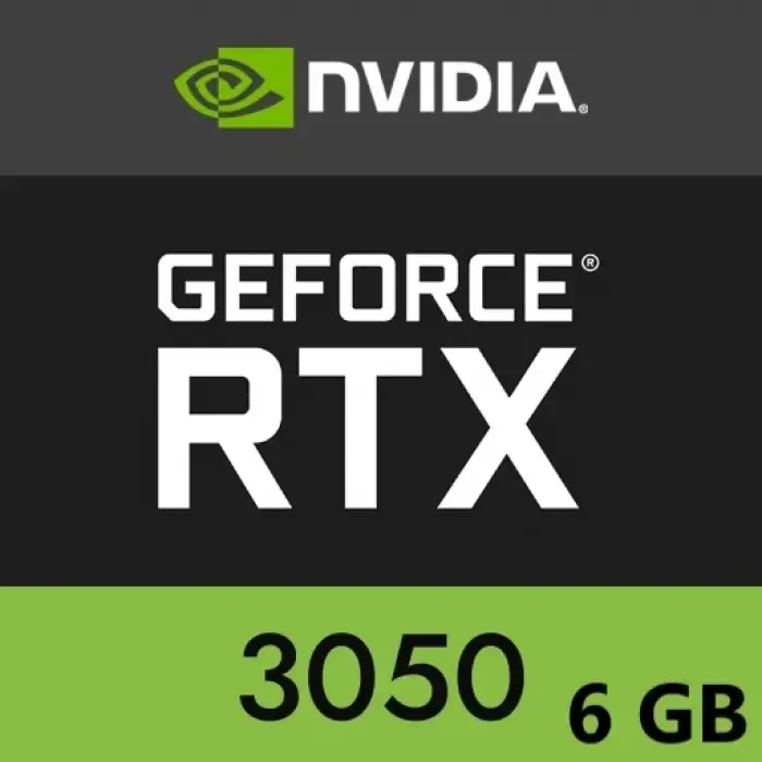 Nvidia GeForce RTX 3050 6GB 96Bit GDDR6 DX12 DVI + DP + HDMI PCIE 4.0 Ekran Kartı