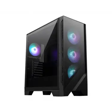 MSI MAG FORGE 320R AIRFLOW Mesh Panel 4x ARGB Fan ATX Premium RGB Siyah Gaming Kasa - PSU YOK
