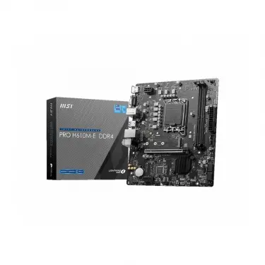 MSI PRO H610M-E DDR4 1700P DDR4 SES GLAN HDMI/VGA SATA3 USB3.2 mATX