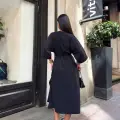 Ayrobin midi elbise
