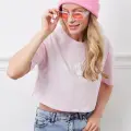 Baskılı Crop tişört