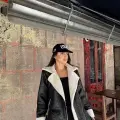 CHANEL DERİ SÜET KRAŞLI İÇİ PELUŞLU KAPLAMA KABAN