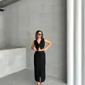 Çilek takım etek yelek
