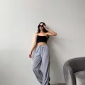 Çımalı keten pantolon