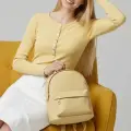 Çıtçıt Detaylı Bluz Sarı T4343