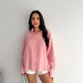 Çizgili oversize gömlek