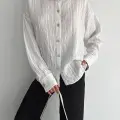 Çizgili oversize gömlek