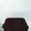Froy Kahve Rengi  Örgü Çanta