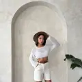 Gabardin kumaş şort