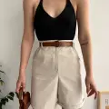 Gabardin kumaş şort