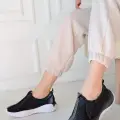 Hılly Siyah Paraşüt Spor Ayakkabı