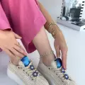 Iwer Bej Hasır Dokumalı Bağcıklı Spor Ayakkabı
