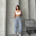 Jogger lastik paça pantolon