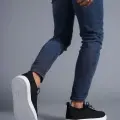 KB-112   Kuback Siyah Triko Bağcıklı  Günlük Erkek  Ayakkabı