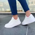 KB-DX46 Kuback Beyaz Deri Günlük Erkek Ayakkabı
