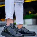 KB-X20 Kuback Kömür Rugan  Günlük Erkek Ayakkabı