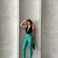 Kemerli havuç pantolon