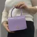 Lila cilt krash çanta