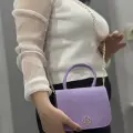 Lila cilt krash çanta