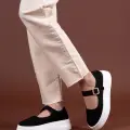 Lunni Siyah Keten Spor Ayakkabı