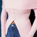 Madonna Yaka Düğmeli Bluz pembe t4329