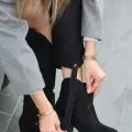 Milla Siyah Süet Tak Çıkar Topuklu Bot Ve Çizme